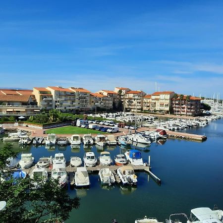 Appartement T2 Vue Mer Et Port,2 Balcons, Parking Prive Canet-en-Roussillon Exterior foto