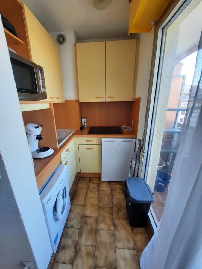 Appartement T2 Vue Mer Et Port,2 Balcons, Parking Prive Canet-en-Roussillon Exterior foto