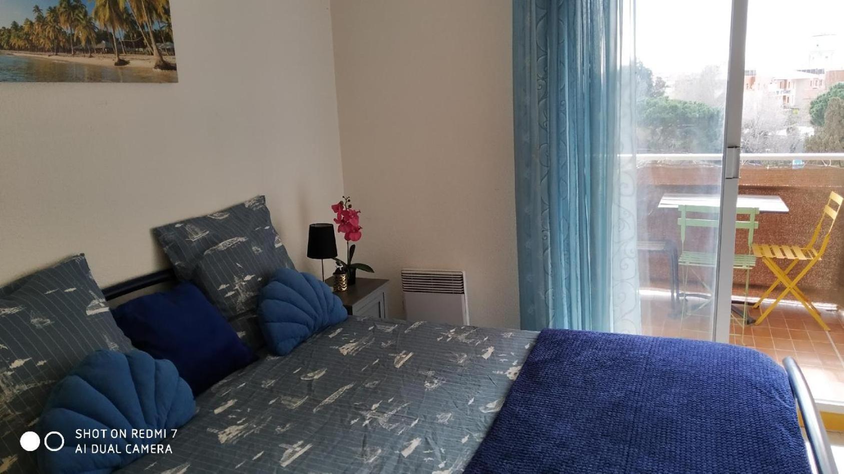Appartement T2 Vue Mer Et Port,2 Balcons, Parking Prive Canet-en-Roussillon Exterior foto
